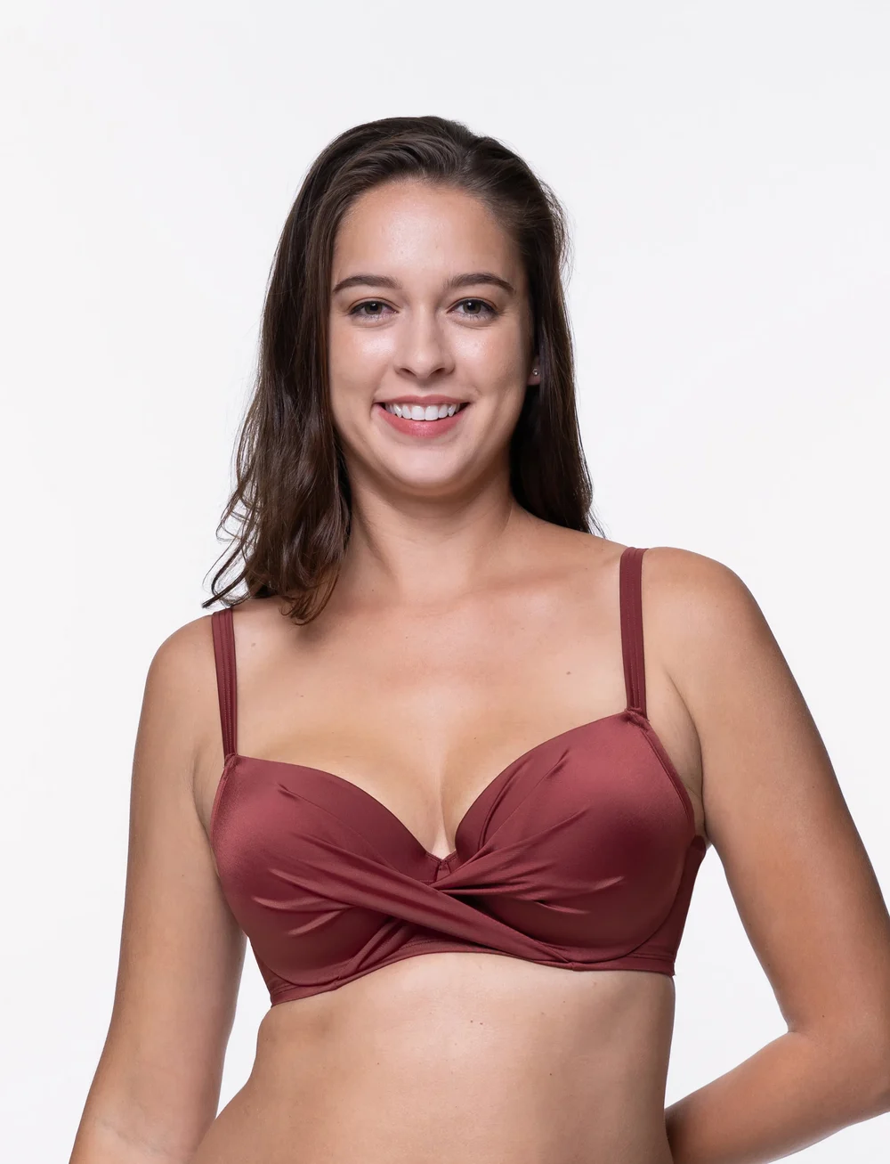 Dorina - AZORES BIKINI TOP - bedrade bikinitops - red - 0