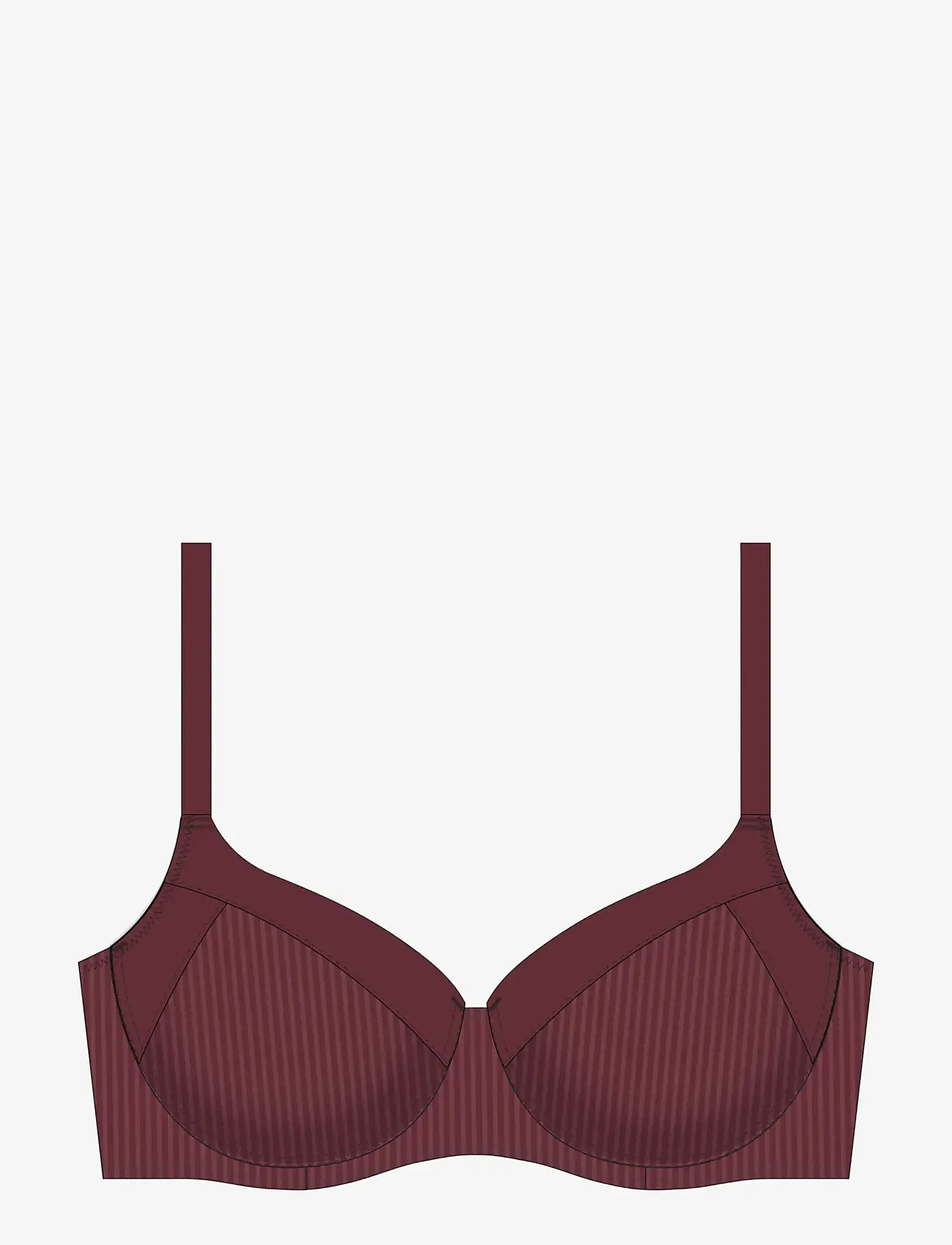 Dorina - CARMEN/ECO DEMI - push up bh'er - burgundy - 1