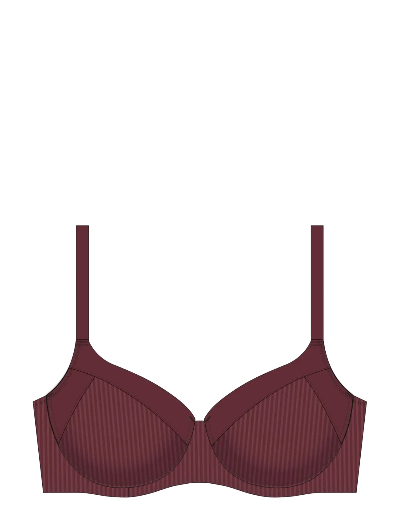 Dorina CARMEN/ECO DEMI - Unterwäsche - BURGUNDY / red