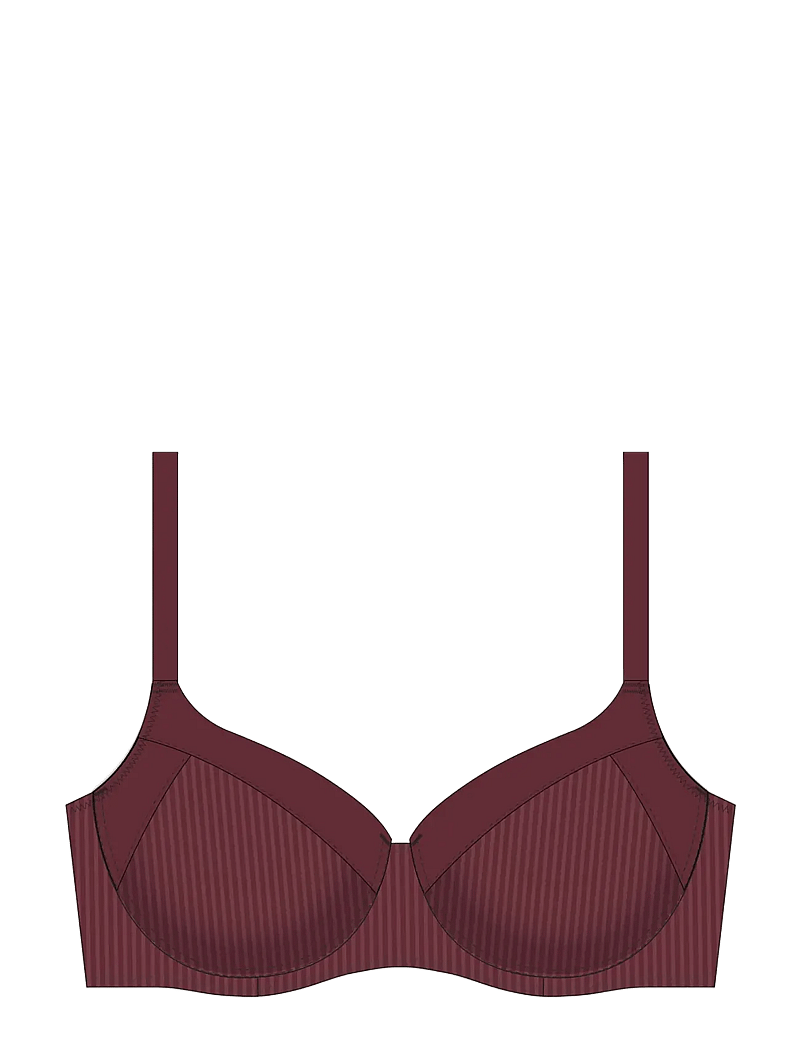 Dorina - CARMEN/ECO DEMI - push up bh'er - burgundy - 1