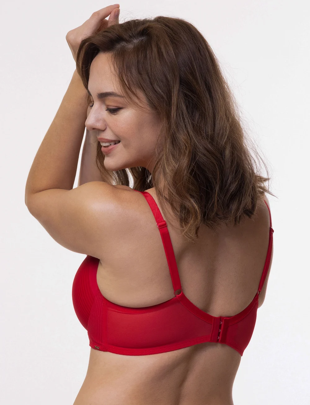 Dorina - CARMEN/ECO DEMI - push-up bh:ar - red - 3