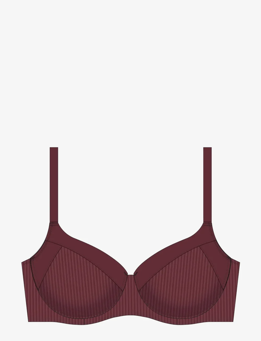 Dorina - CARMEN LIGHT PADDED DEMI - push-up bh:ar - red - 1