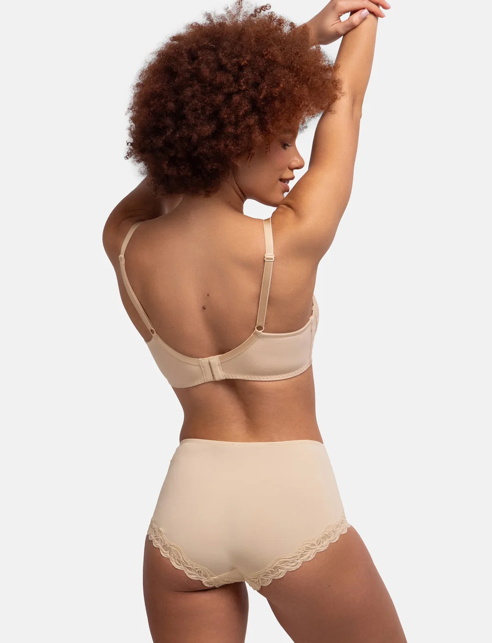 Dorina - EVIE - 2PP MIDI - midi & maxi broekjes - beige/black - 3