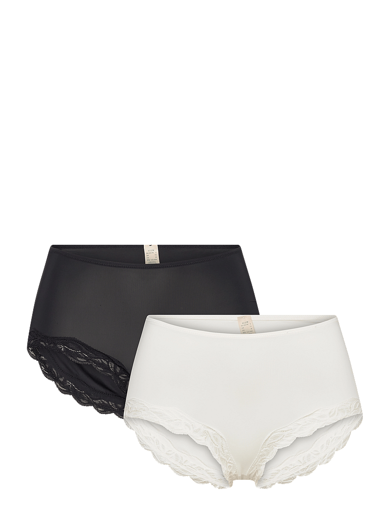 Dorina - EVIE - 2PP MIDI - midi & maxi slips - ivory/black - 1