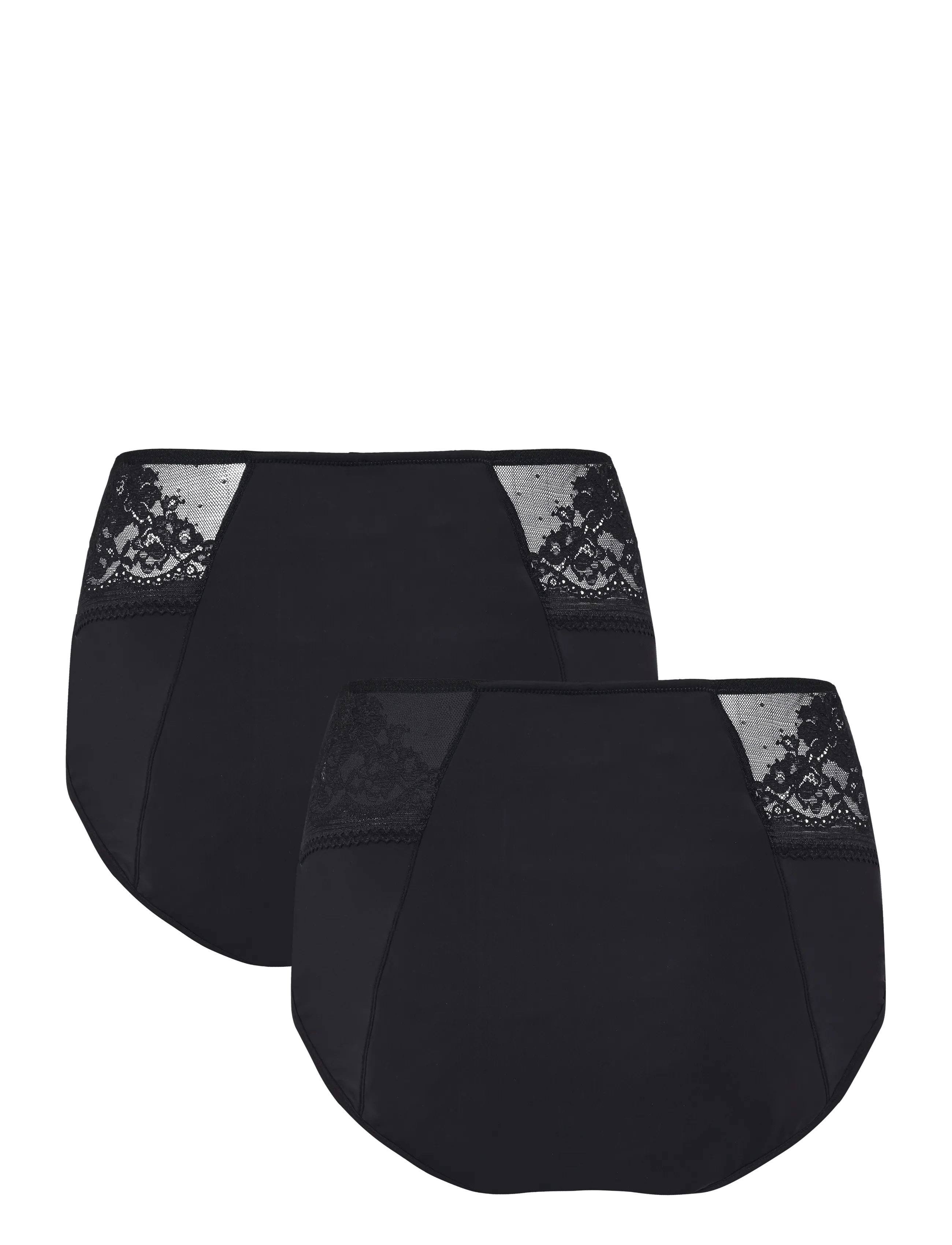 Dorina - PERIOD PANTIES LACE - mensprodukter - black/black - 1