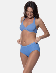 Dorina - GRASSE MIDI - high waist bikini bottoms - blue - 2
