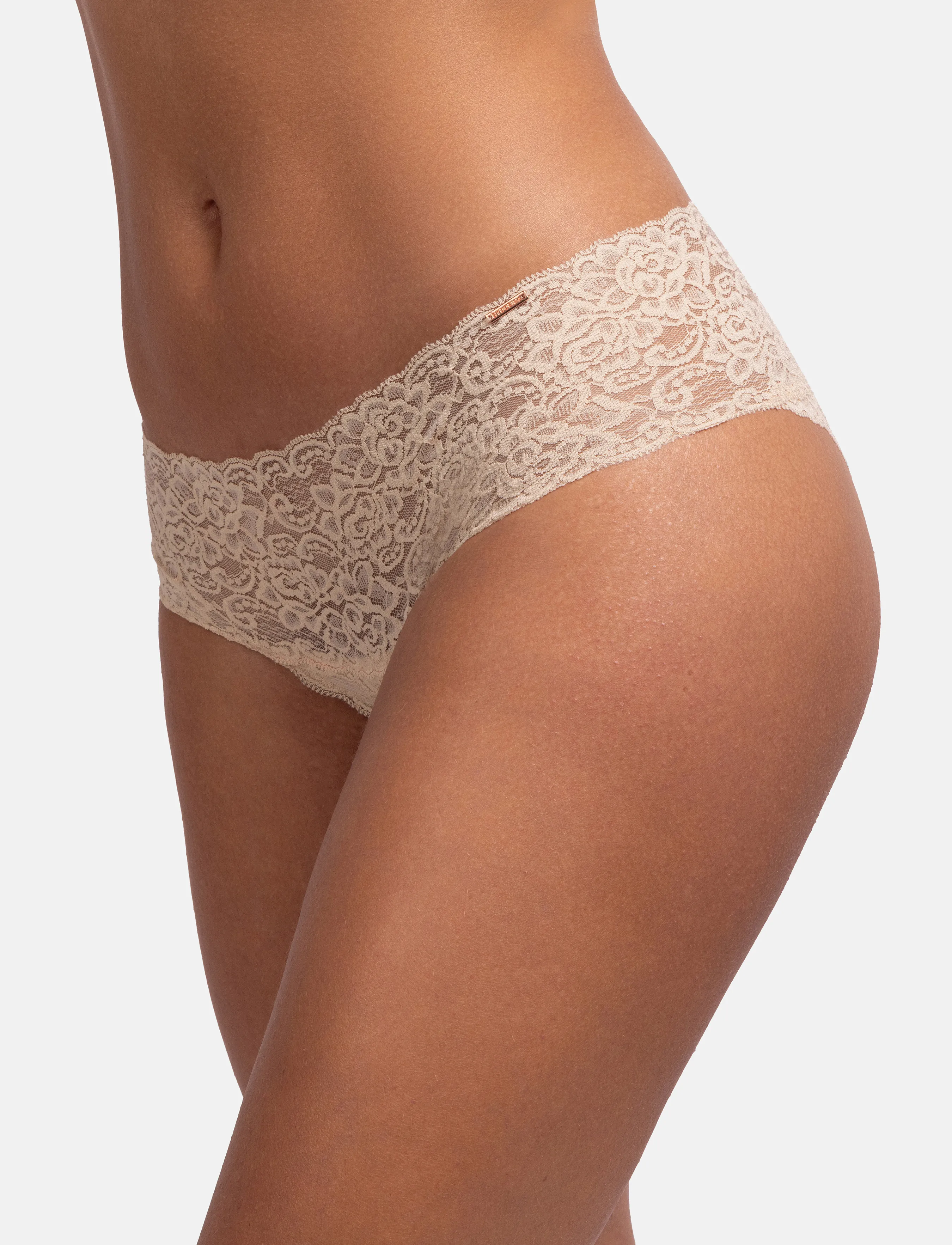 DORINA Trosa beige / korall trosor dam – bild 3
