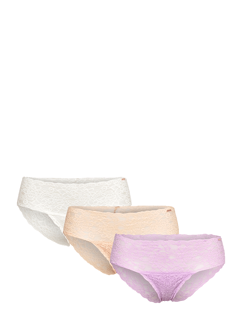 Dorina - LANA/ECO-3PP BRIEF - briefs - purple/beige/ivory - 1