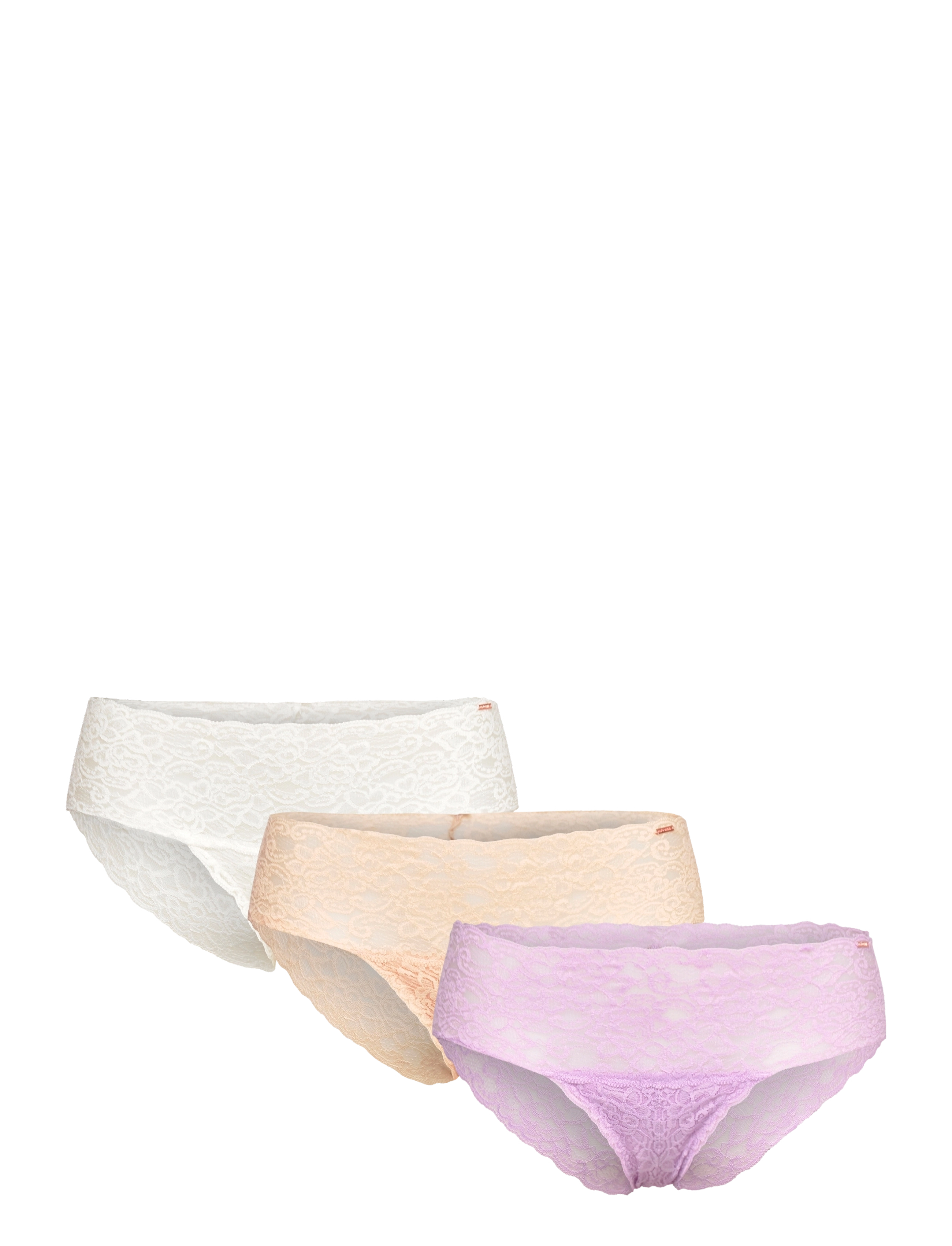 Dorina LANA/ECO-3PP BRIEF - Alusvaatteet - PURPLE/BEIGE/IVORY / multi