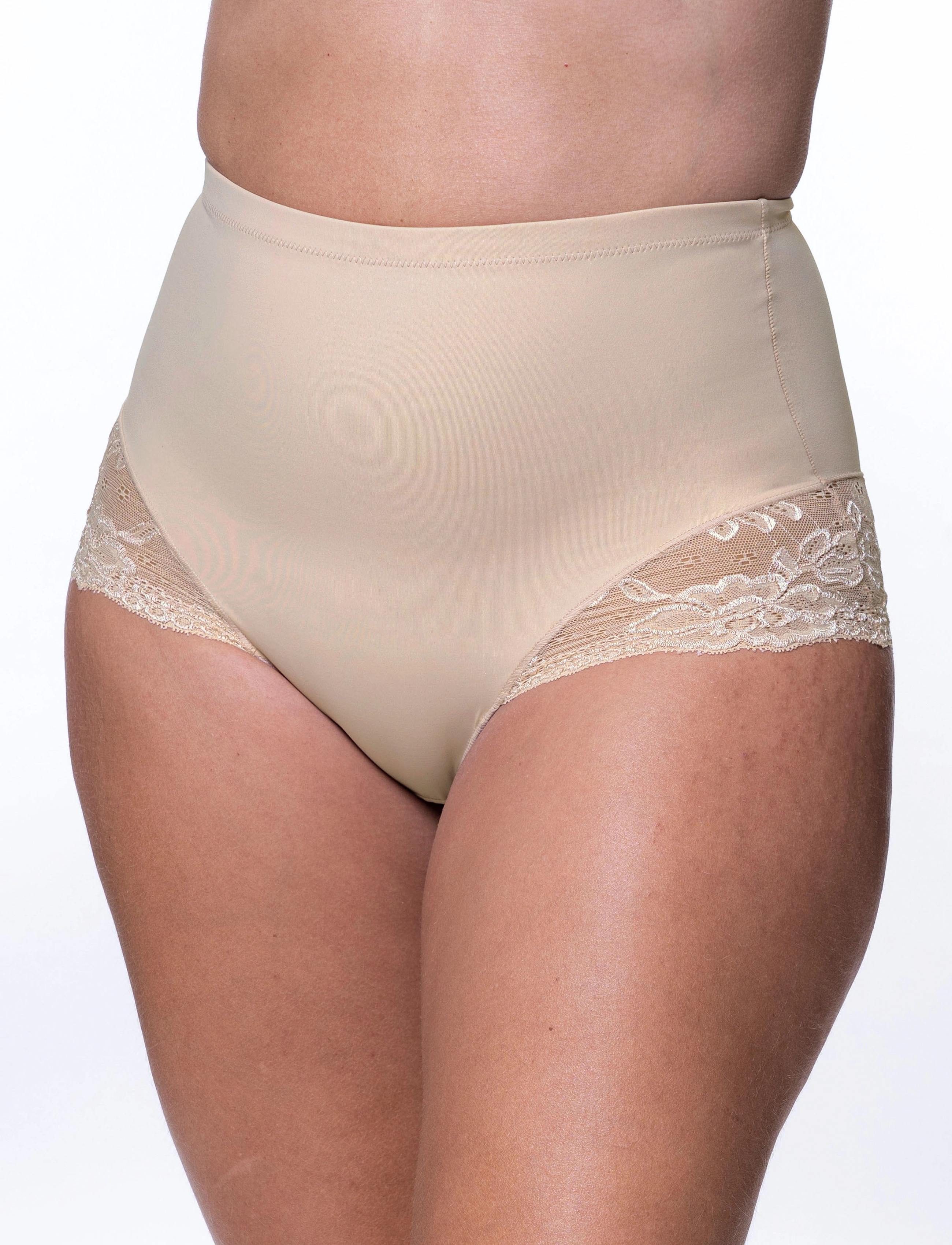 Dorina Brigitte/Eco Shaping_Brief, S, Panties, Beige - High Waisted Frauen
