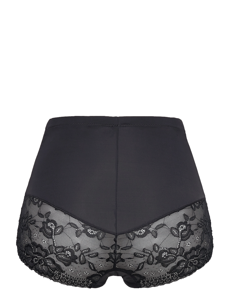 Dorina - BRIGITTE/ECO SHAPING_BRIEF - vidutinio ir aukšto juosmens kelnaitės - black - 2