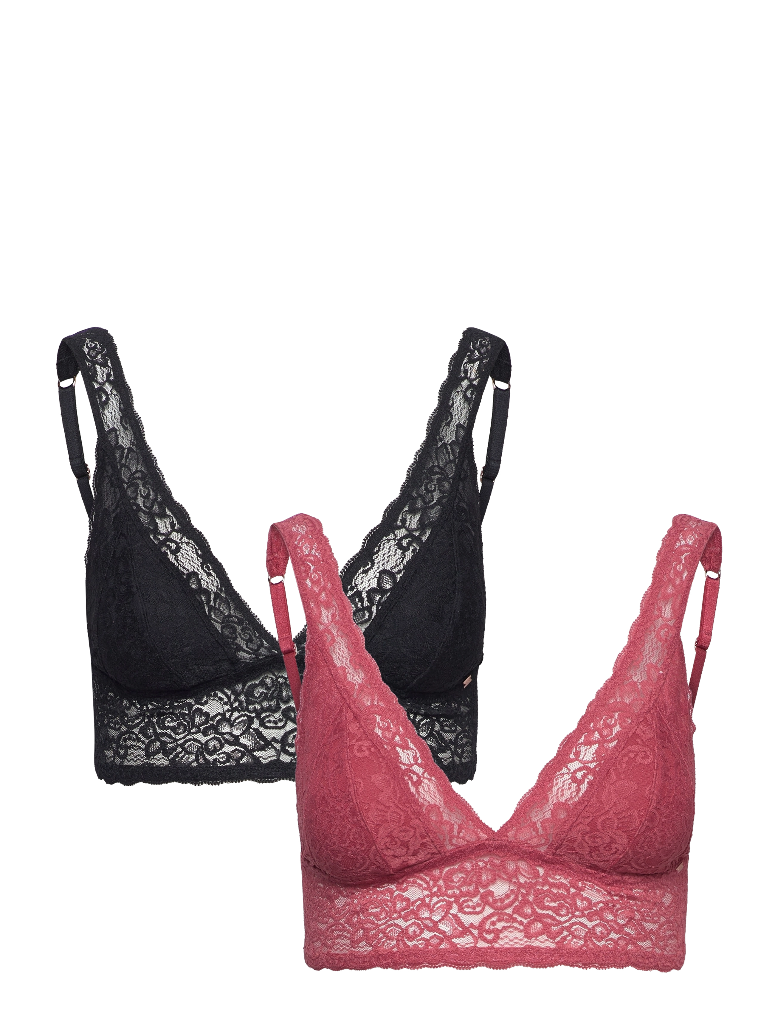 Dorina LANA/ECO-2PP BRALETTE - Kampagne - CORAL/BLACK / multi