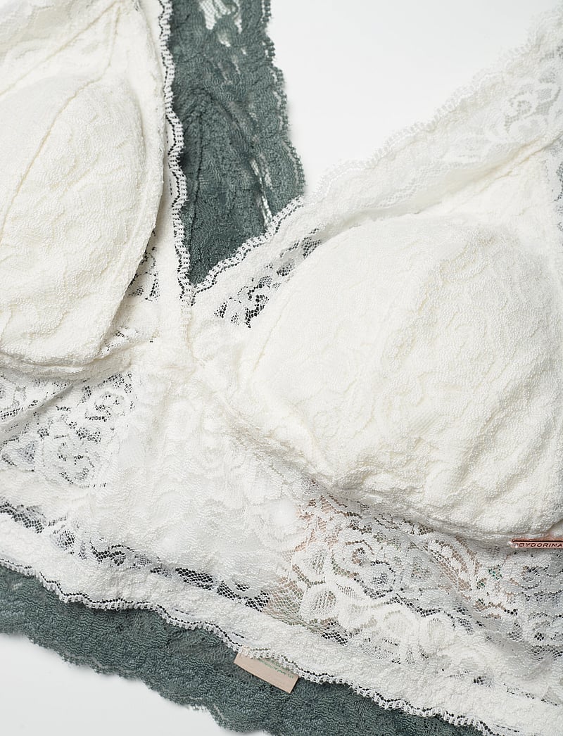 Dorina - LANA/ECO-2PP BRALETTE - bralette - green/ivory - 5