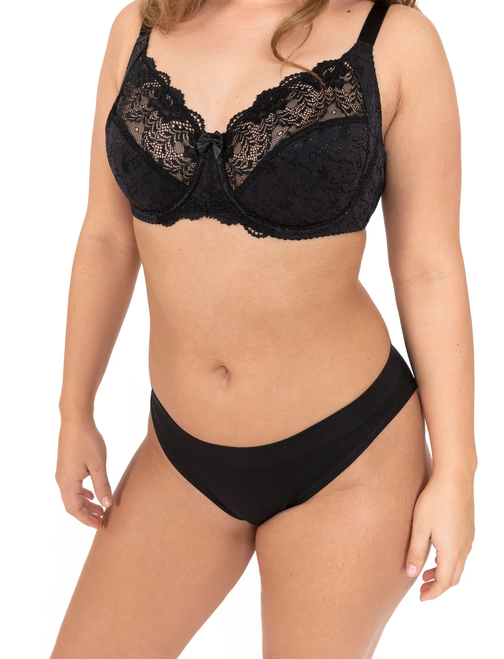 Dorina - PHILIPPA Non Padded Unlined Bra - full-cup rinnahoidjad - black - 0