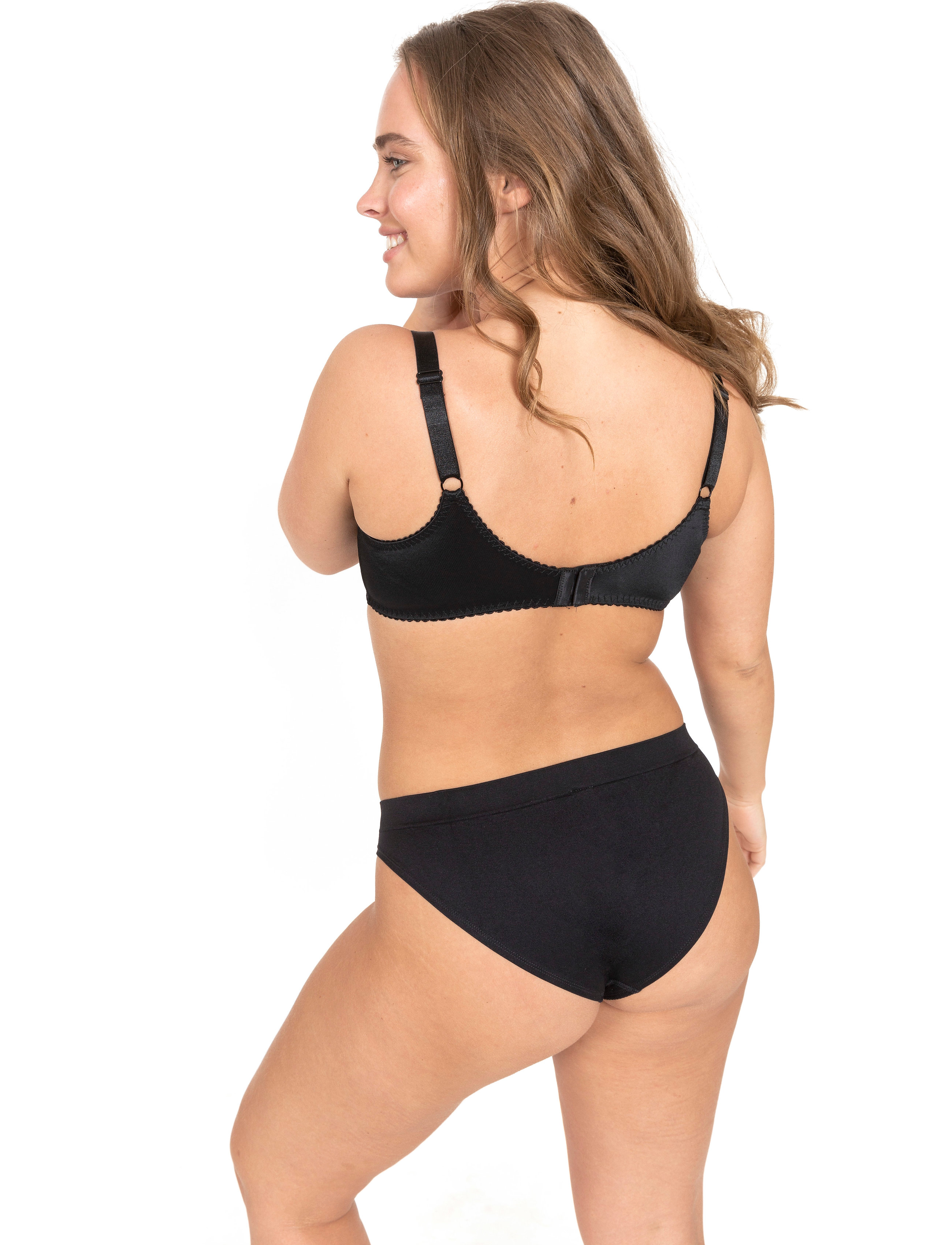 Dorina - PHILIPPA NON PADDED WIRED BRA - fuldskåls bh'er - black - 4