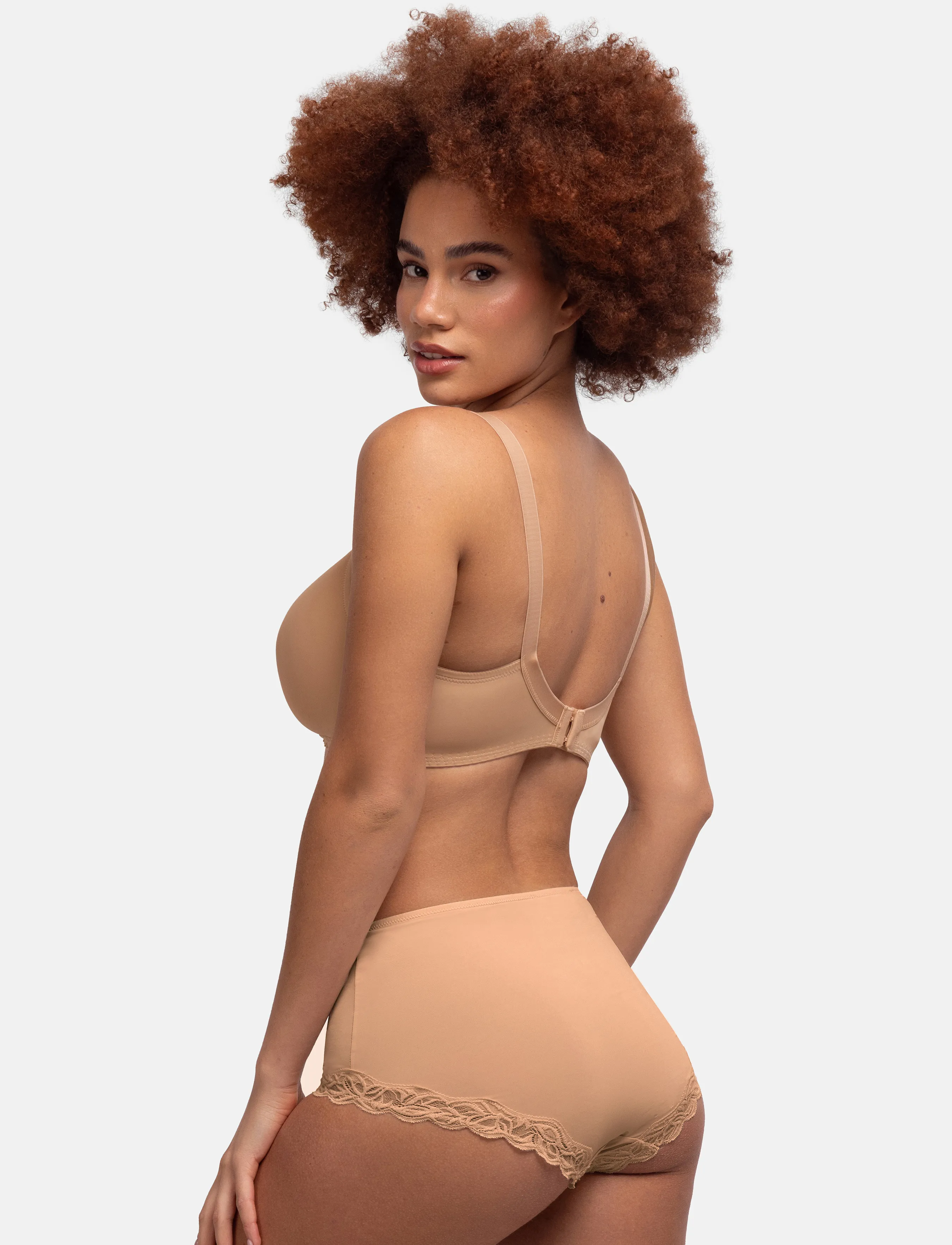 Dorina - Light Padded MAY Soft Nursing Bra - lingerie - beige - 3