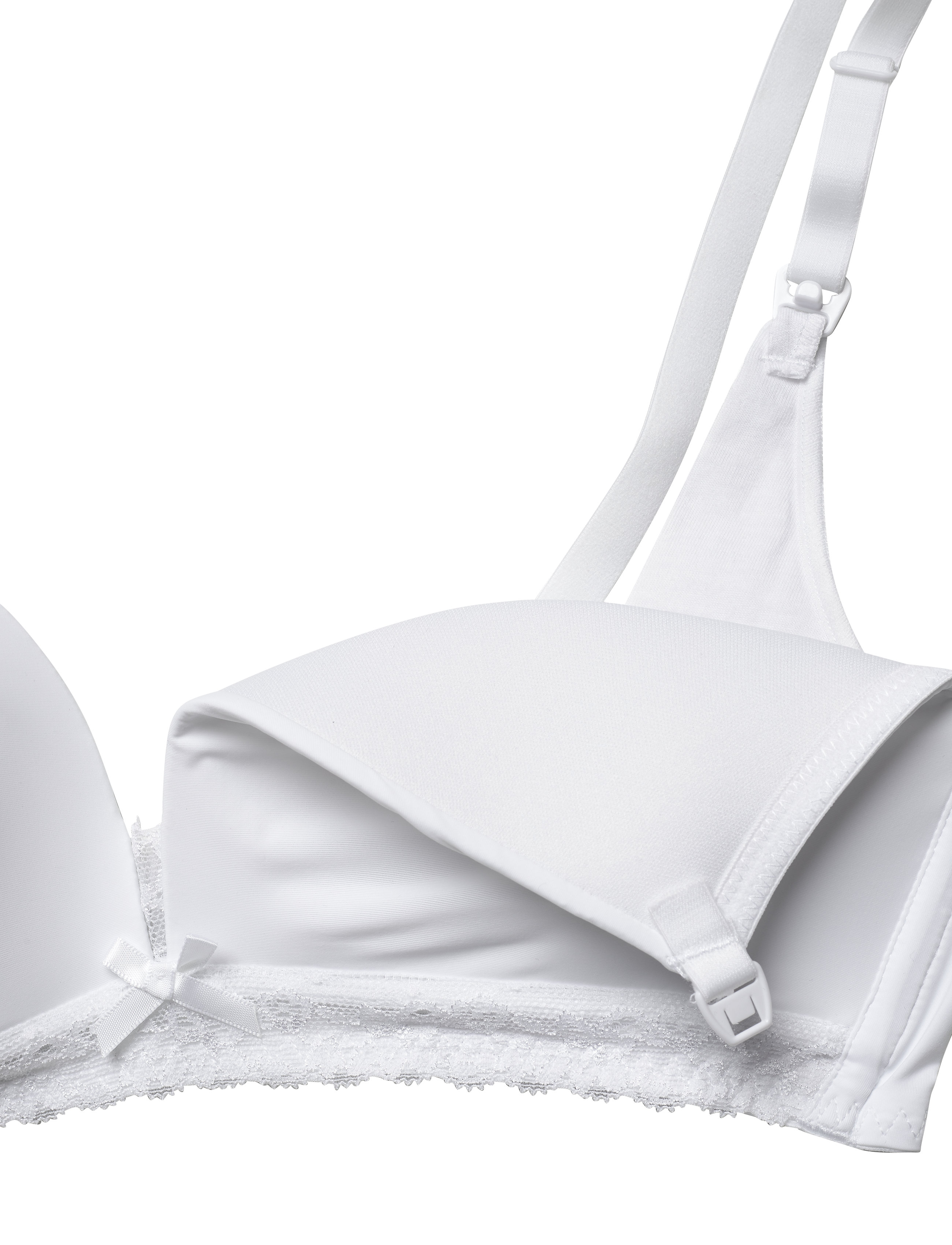 Dorina - Light Padded MAY Soft Nursing Bra - lingerie - white - 4