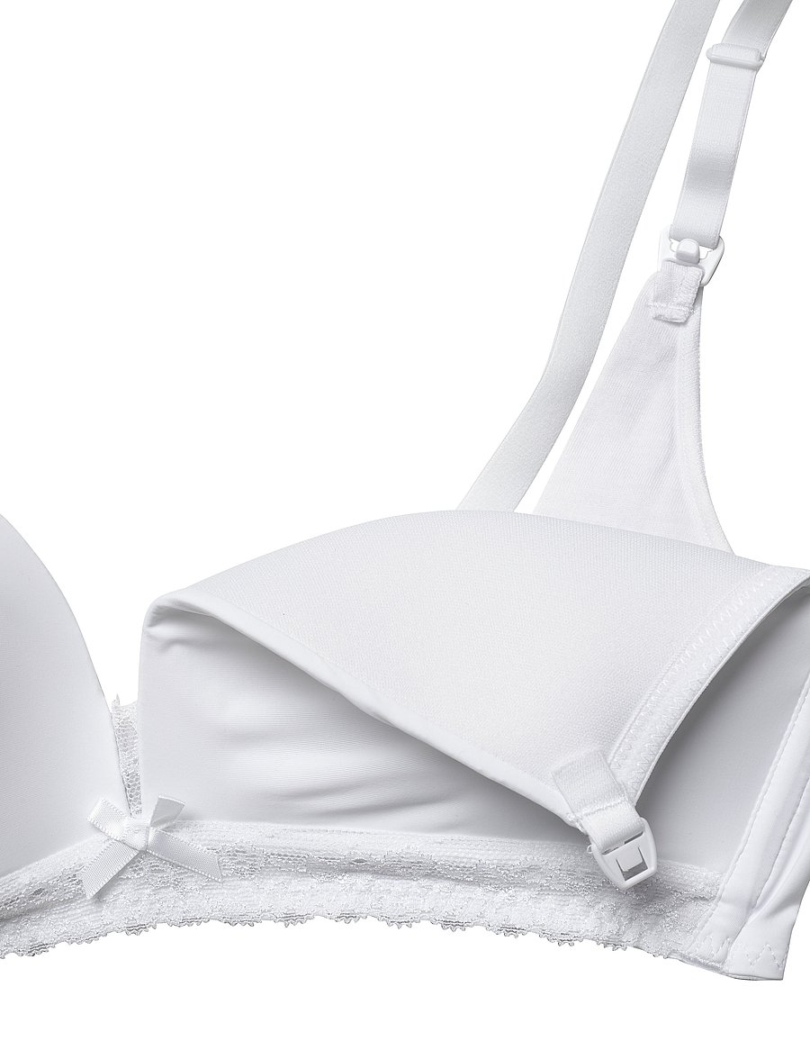 Dorina - Light Padded MAY Soft Nursing Bra - lingerie - white - 4