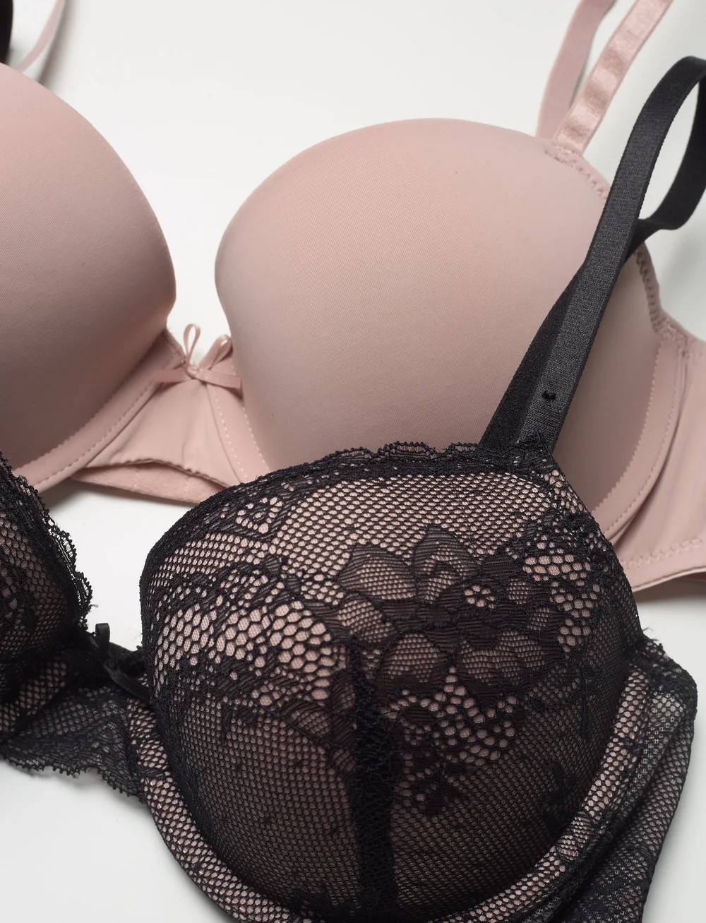 Dorina - CHLOE-2PP LIGHT PADDED DEMI - push up bras - black/blush - 5