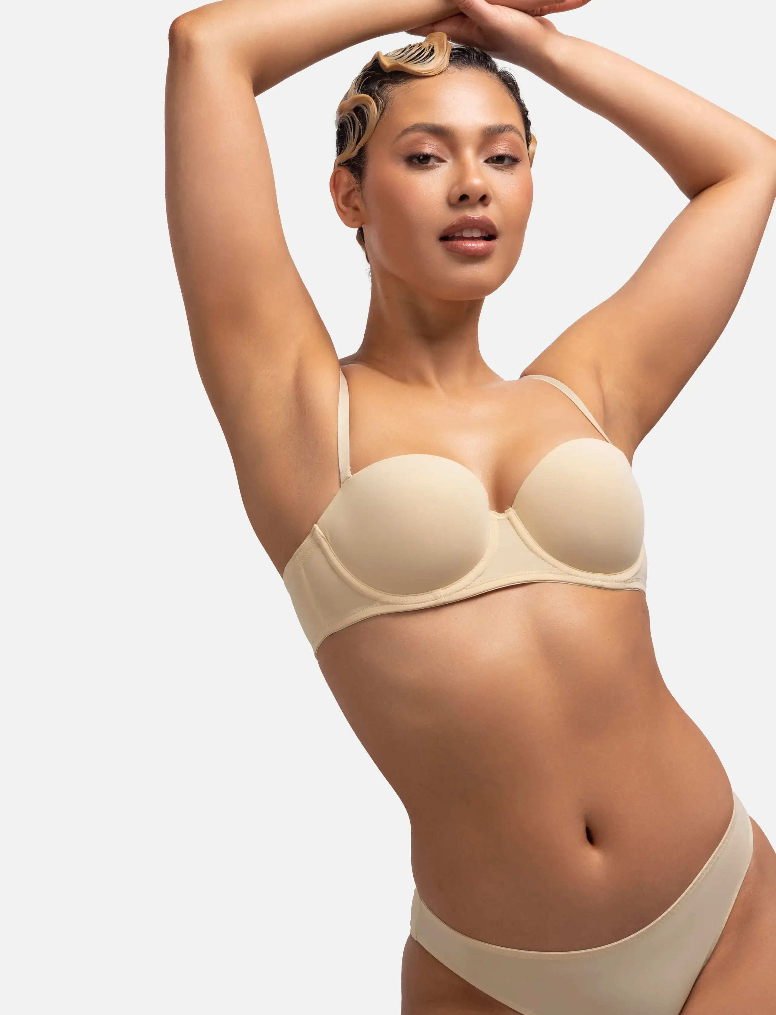 Dorina Michelle Balcony, 75 A, Bras & Oberteile, Beige - Balconette Bras, Frauen