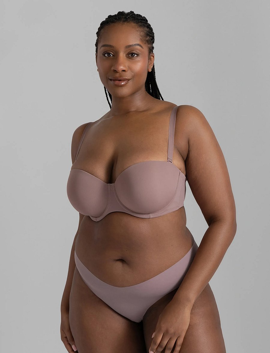 Dorina - MICHELLE/ECO BALCONY - balconette bras - brown - 3