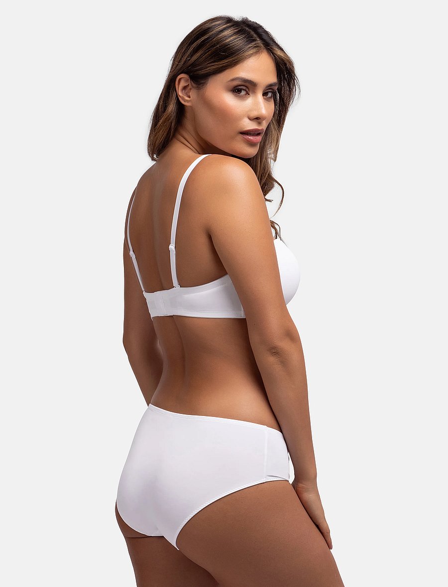 Dorina - MICHELLE/ECO BALCONY - balconette bras - white - 5
