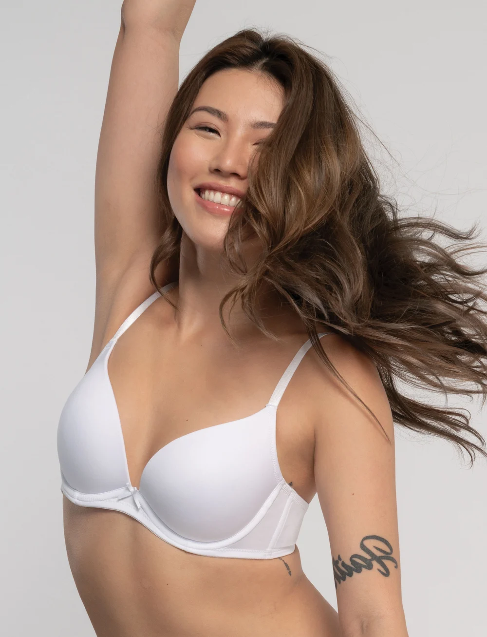 Dorina - SONIA-2PP PUSH UP PLUNGE - plunge bh's - black/white - 2