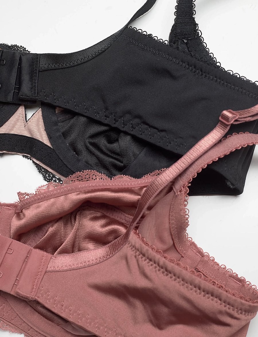 Dorina - CELINE 2PP WIRED BRA - balconette bhs - pink/black - 2