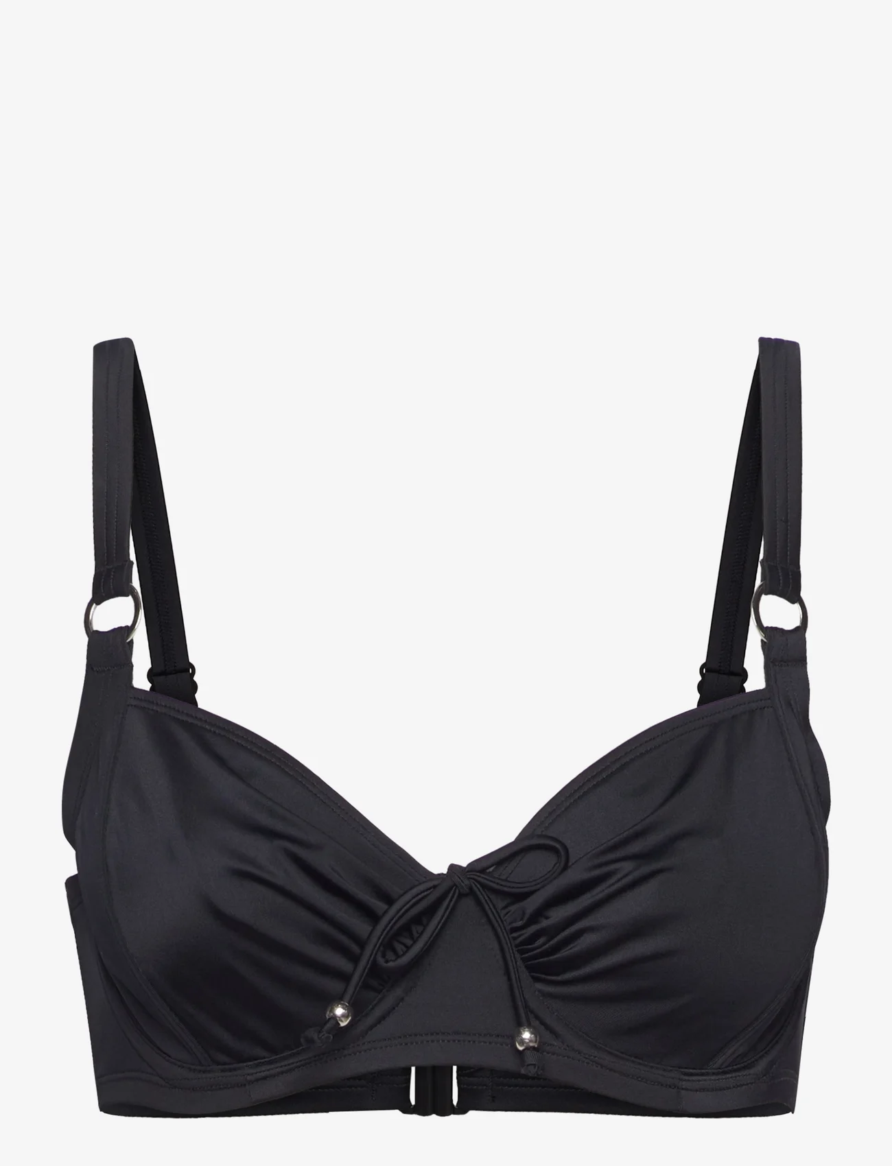Dorina - FIJI/ECO BIKINI_TOP - bikini augšiņa ar lencēm - black - 0