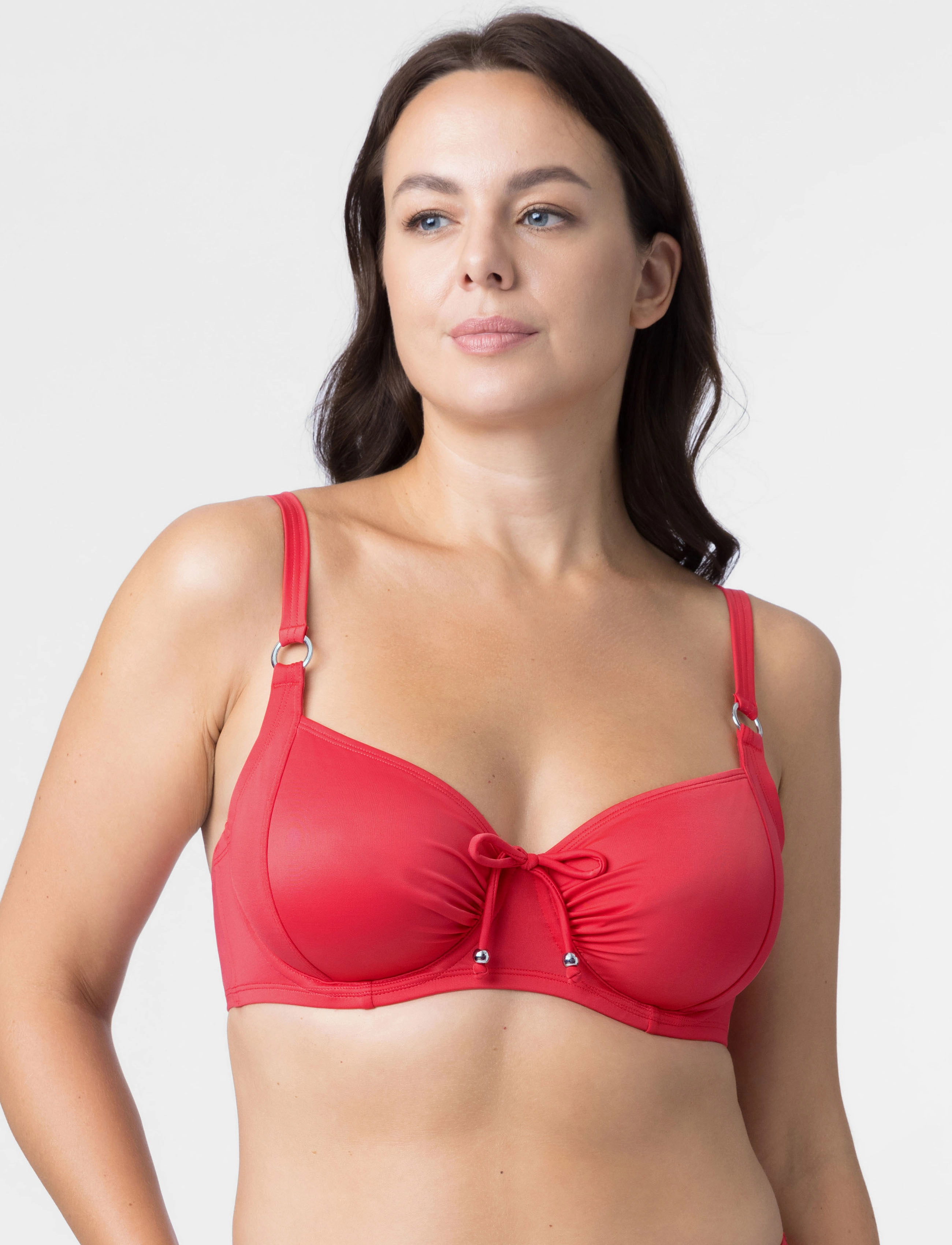 Dorina Fiji/Eco Bikini_Top, E x 80, Bikini Oberteile, Rot - Wired Bikinitops, Frauen