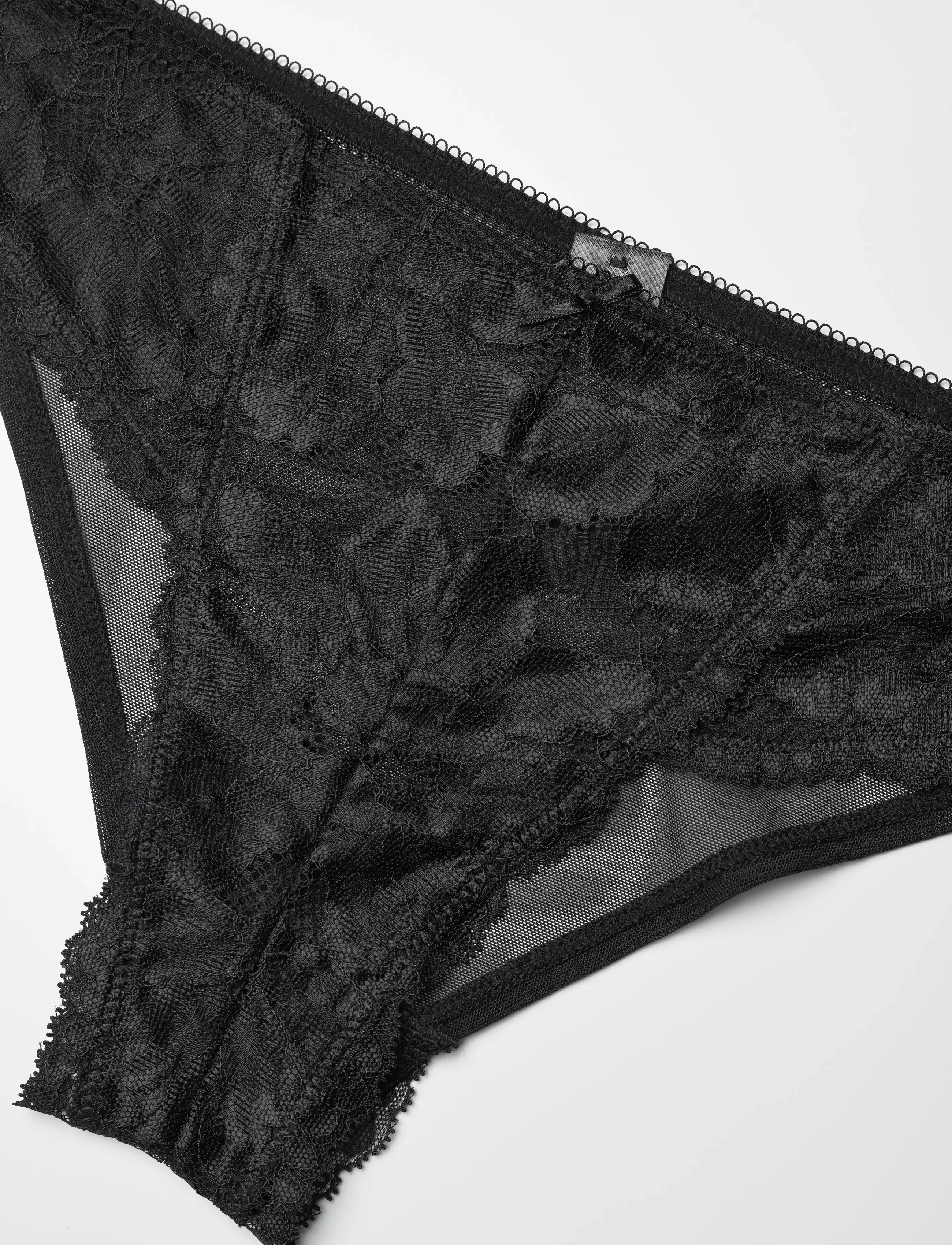 Dorina - Perfect Lace BRAZILIAN - brazylijskie figi - black - 3