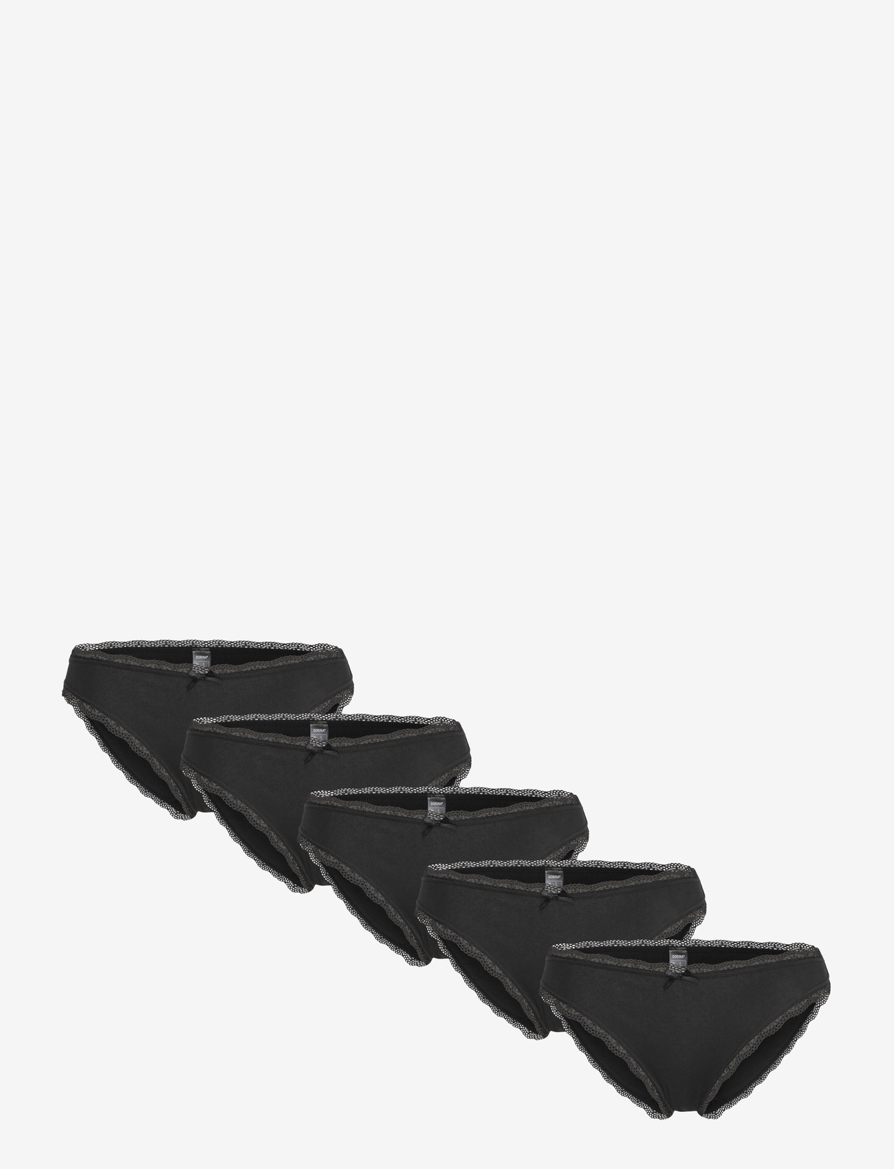 Dorina - Essential Cotton BRAZILIAN - brazilian trusser - black/black/black/black/black - 0