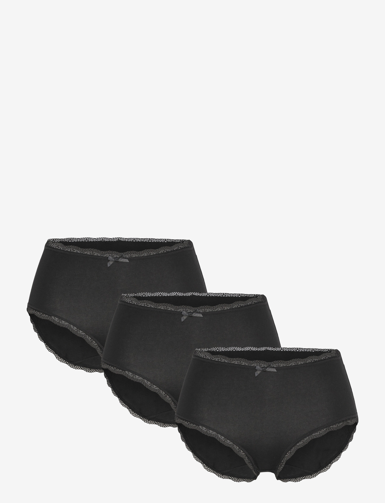 Dorina - Essential Cotton BRIEF - briefs - black/black/black - 0