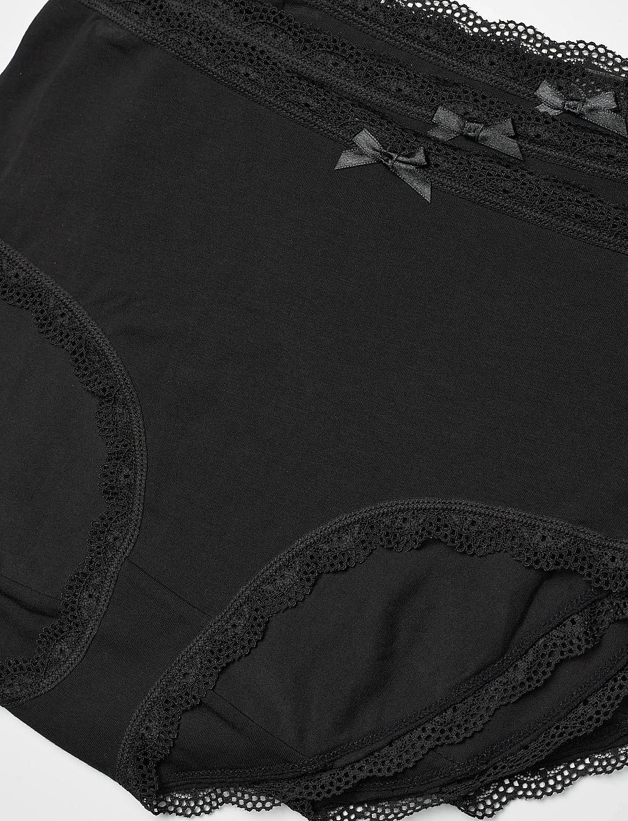 Dorina - Essential Cotton BRIEF - slips - black/black/black - 3