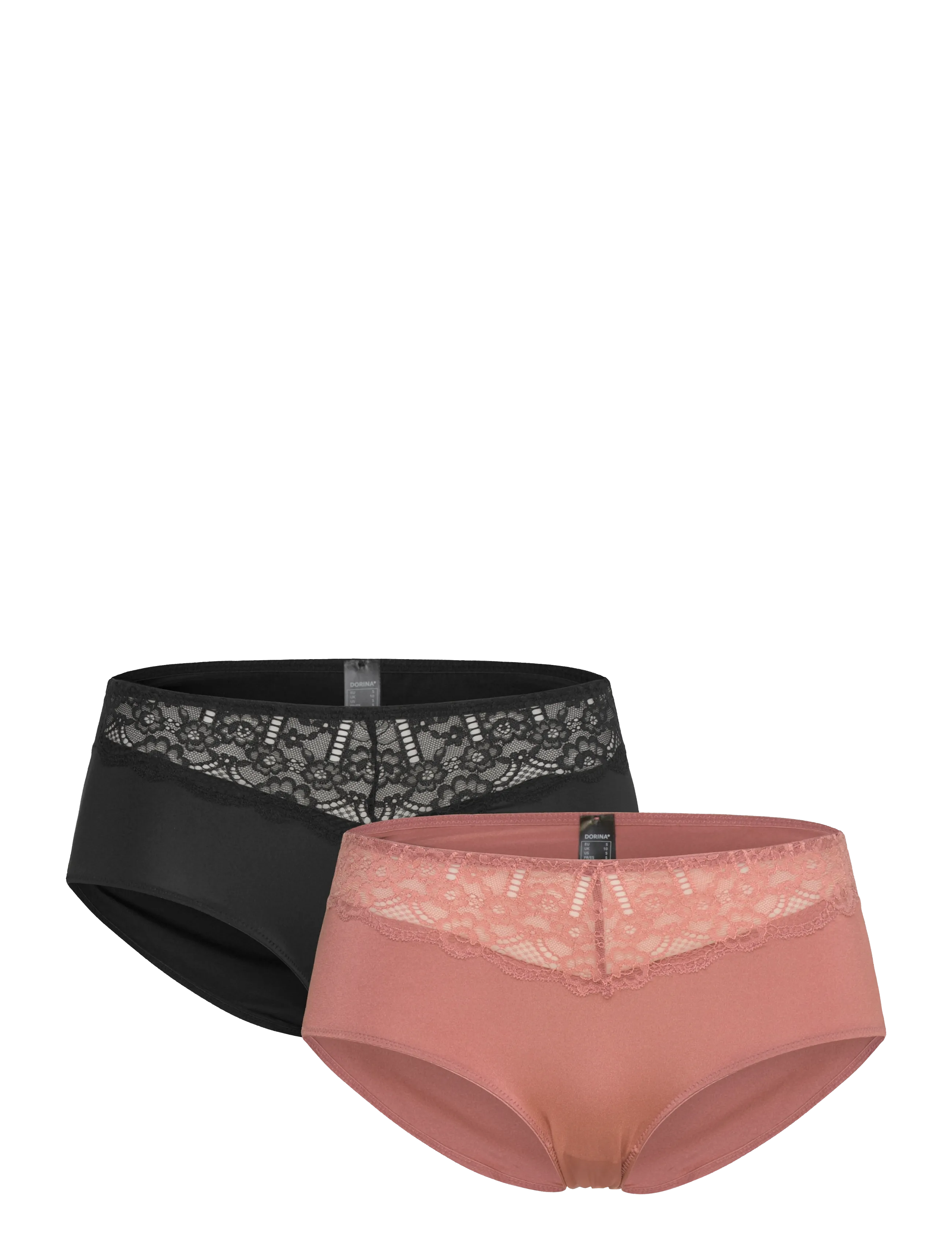 Dorina CELINE 2PP BRIEF - Unterwäsche - PINK/BLACK / pink/rose