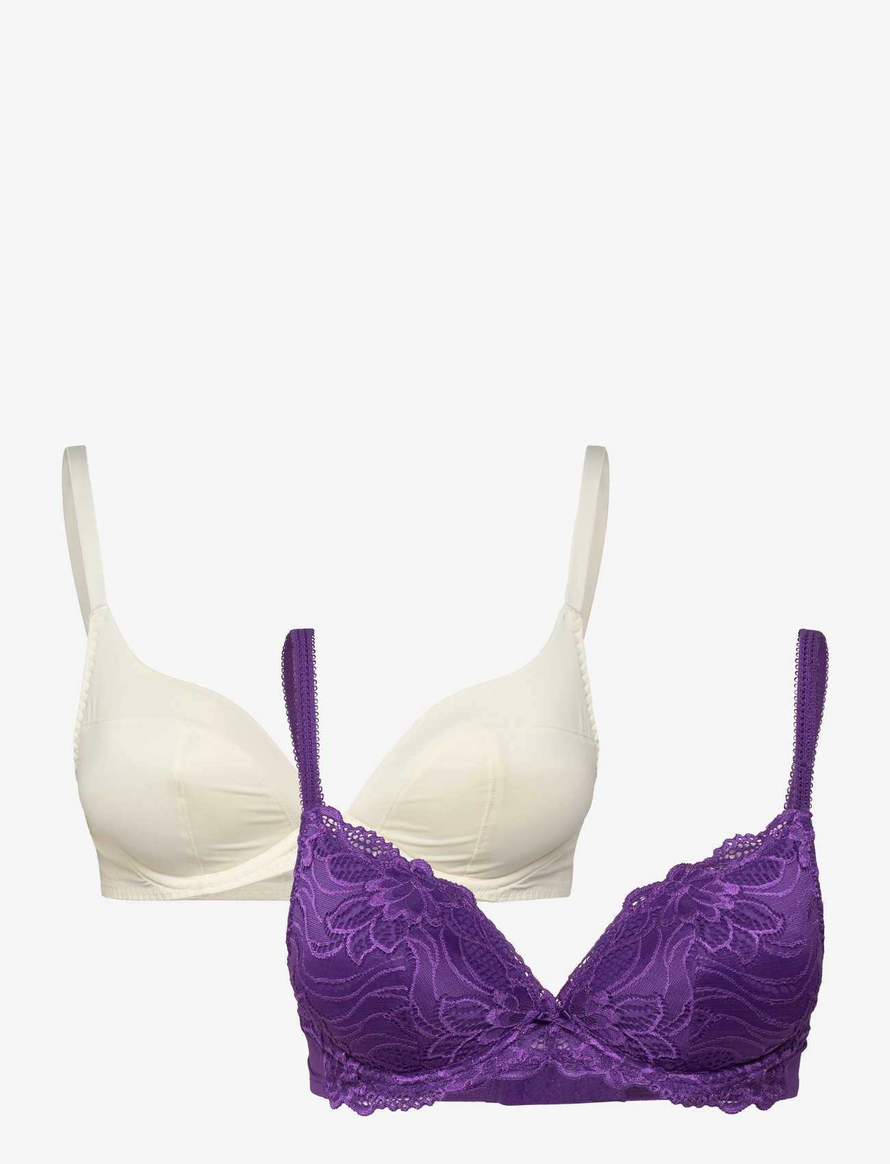 Dorina - ANGIE PUSH UP PLUNGE - plunge bhs - purple/ivory - 0