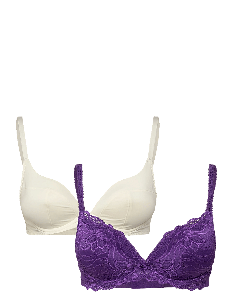 Dorina - ANGIE PUSH UP PLUNGE - plunge bhs - purple/ivory - 0