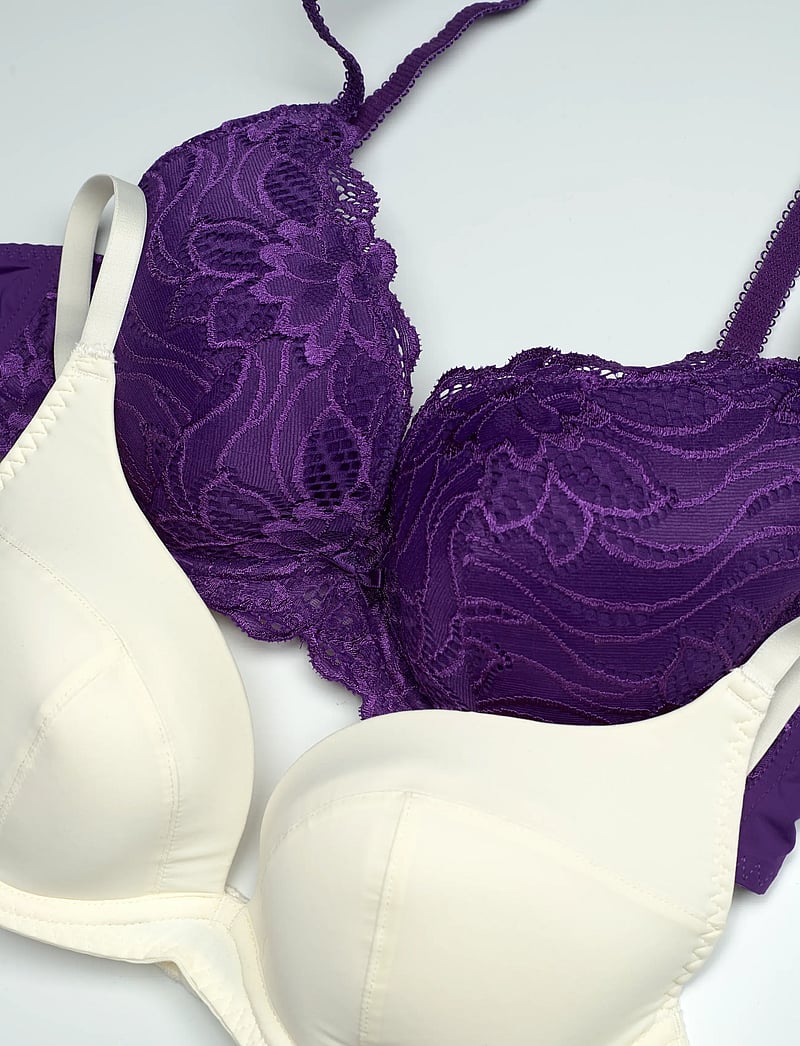 Dorina - ANGIE PUSH UP PLUNGE - plunge bhs - purple/ivory - 2