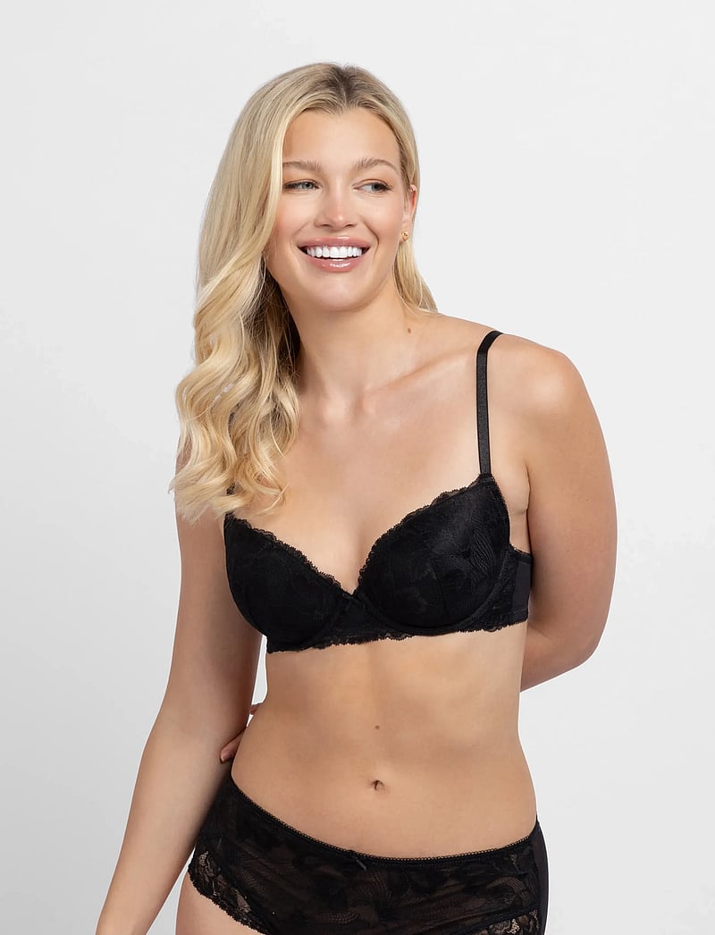 Dorina - PERFECT LACE PLUNGE - plunge bh'er - black - 3