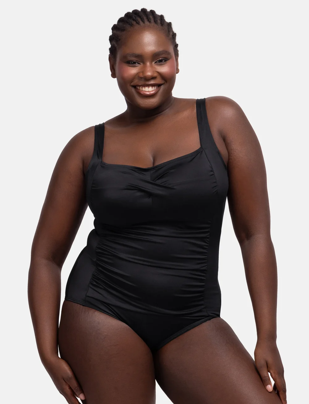 Dorina - FIJI SHAPING SWIMSUIT - badedragter - black - 0