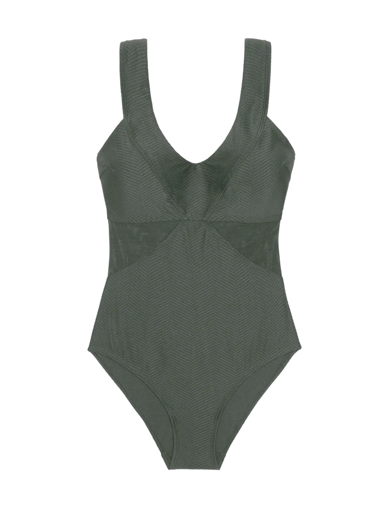 DORINA Saint Tropez Shaping Badeanzug Khaki - XL - Damen