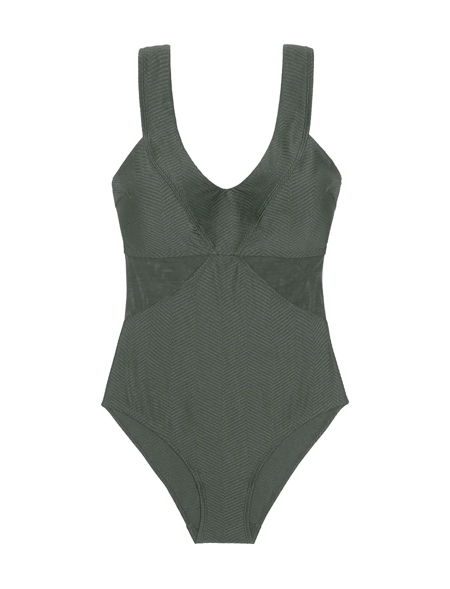 Dorina - SAINT TROPEZ SHAPING SWIMSUIT - badeanzüge - green - 1