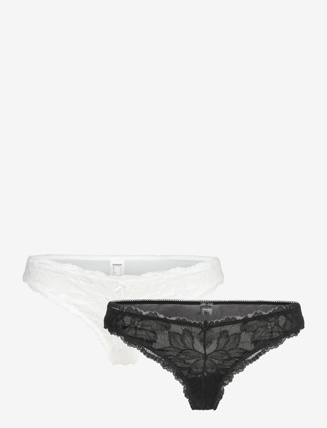Dorina - Perfect Lace THONG - string - black/white - 0