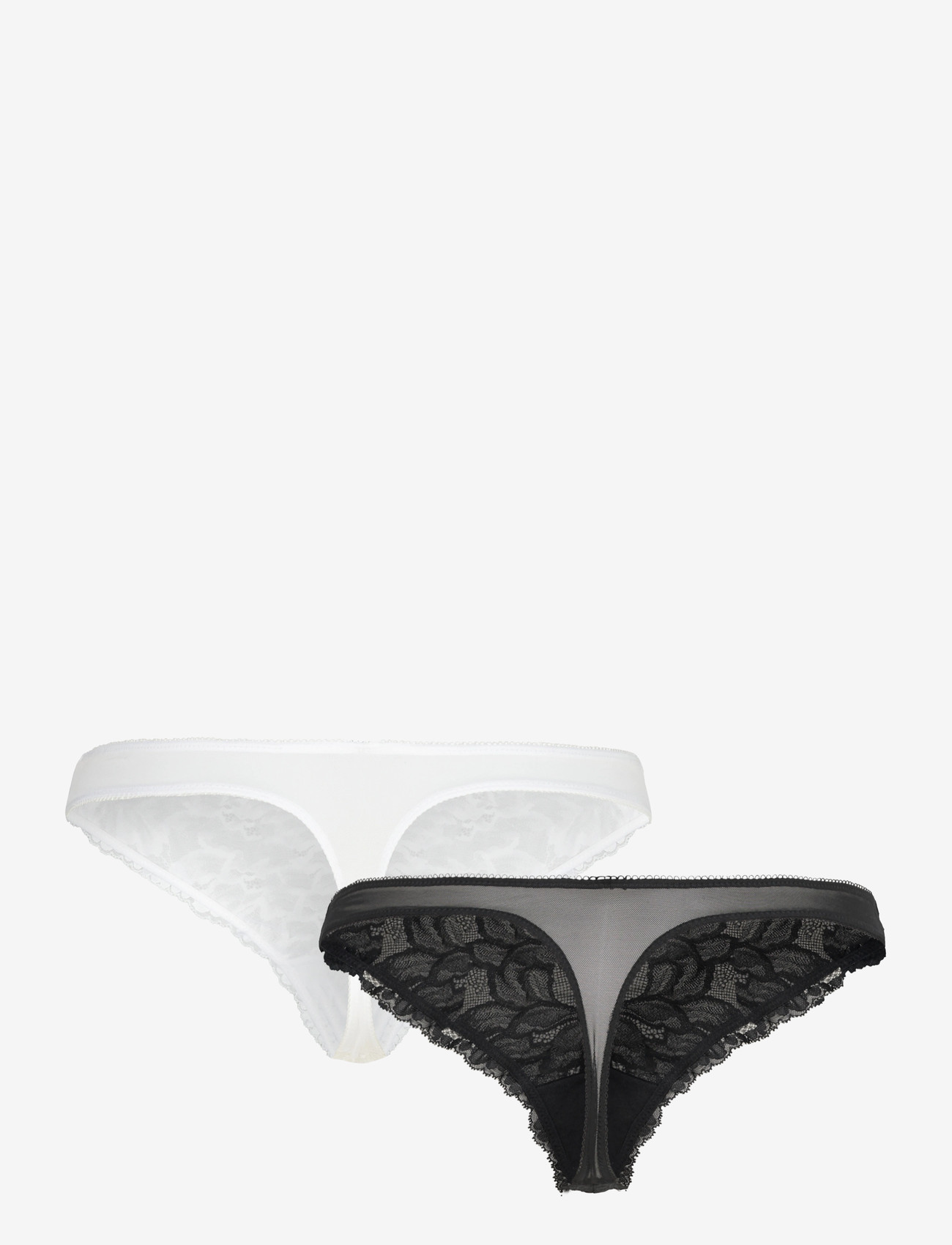 Dorina - Perfect Lace THONG - string - black/white - 1