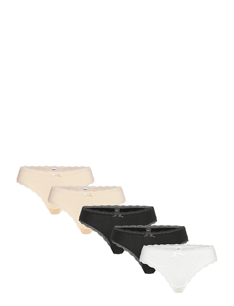 Dorina - Essential Cotton THONG - stringtrusser - black - 0