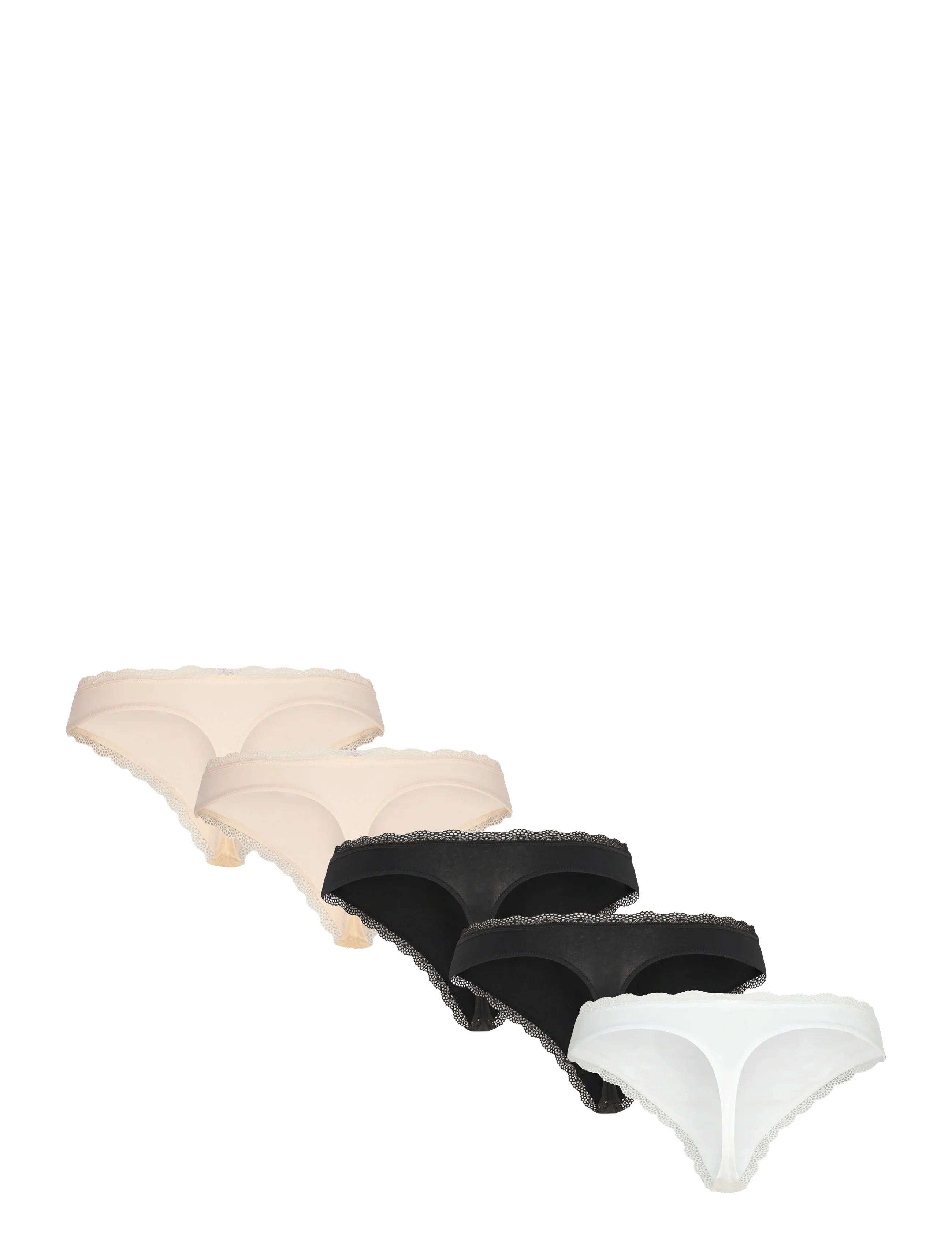 Dorina - Essential Cotton THONG - alhaisimmat hinnat - black - 2