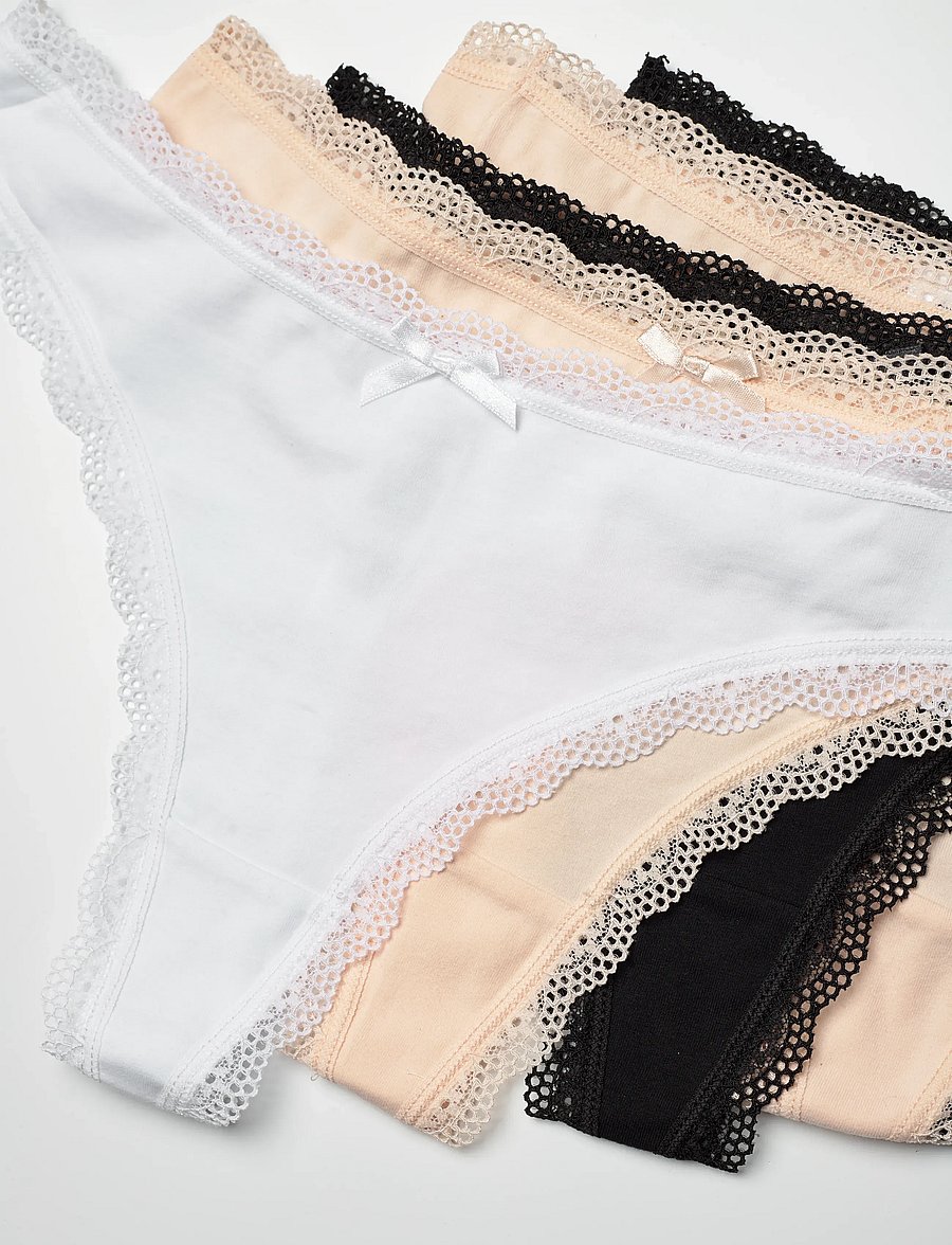 Dorina - Essential Cotton THONG - stringtrusser - black - 3