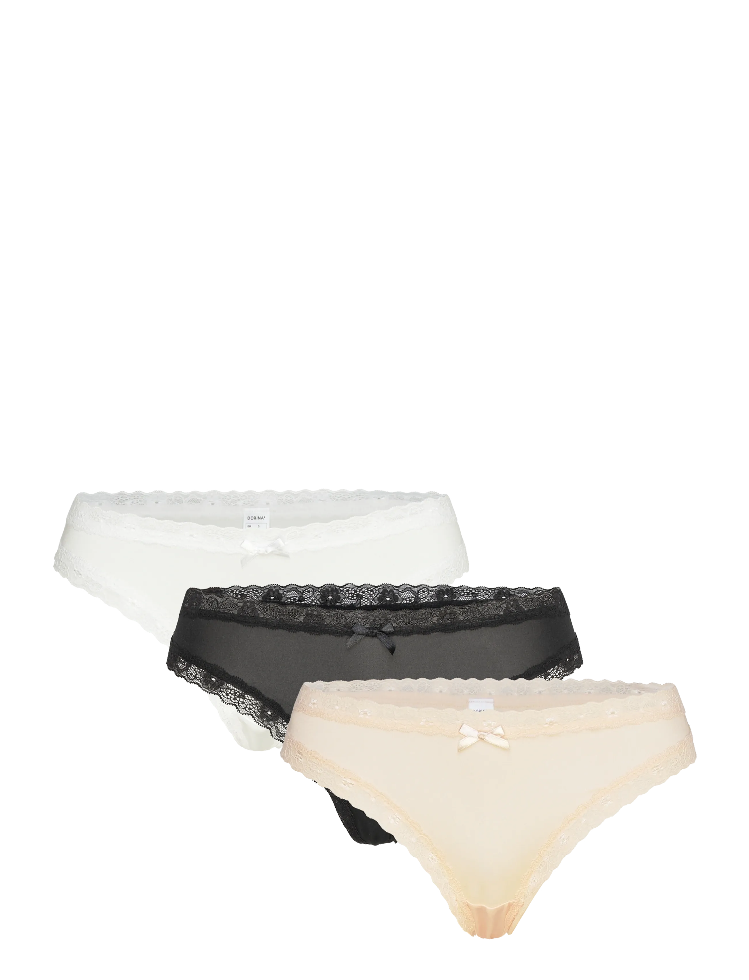 DORINA Essential Microfibre Stringtanga Schwarz - XS - Damen