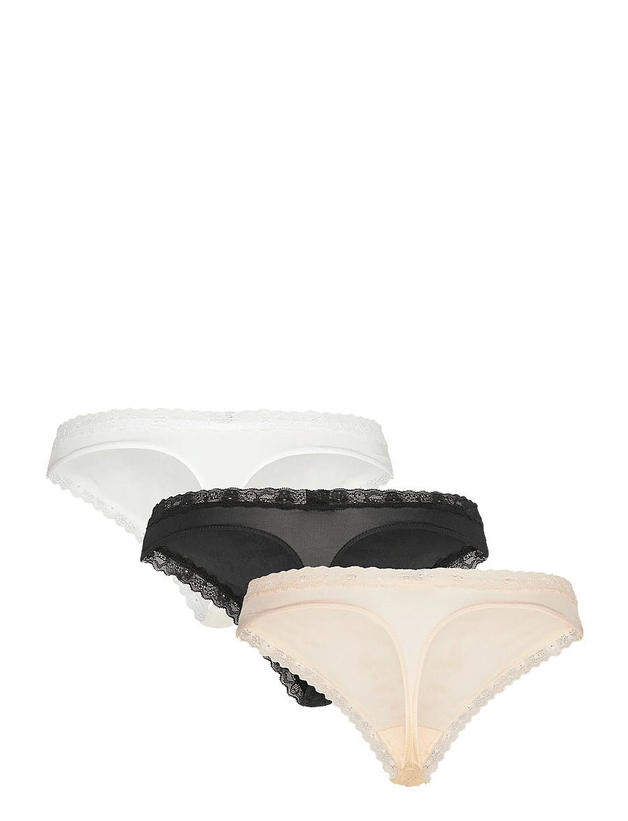Dorina - Essential Microfibre THONG - thongs - black - 2
