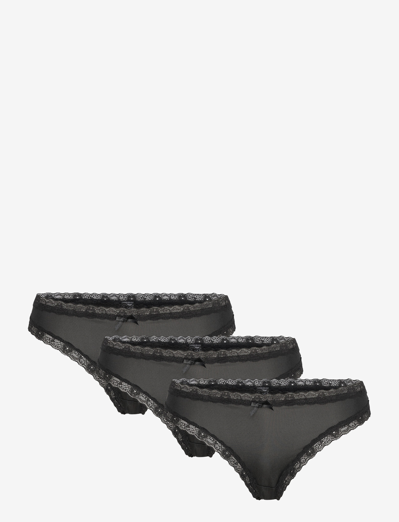 Dorina - Essential Microfibre THONG - strings - black/black/black - 0